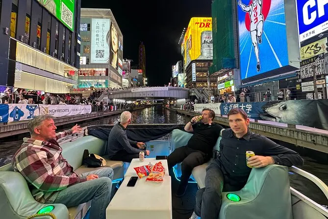 Dotonbori River Cruise: Glico Sign Views From the Water